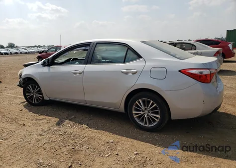 2014 Toyota Corolla L z USA, uszkodzony, nr VIN 2T1BURHE4EC156959